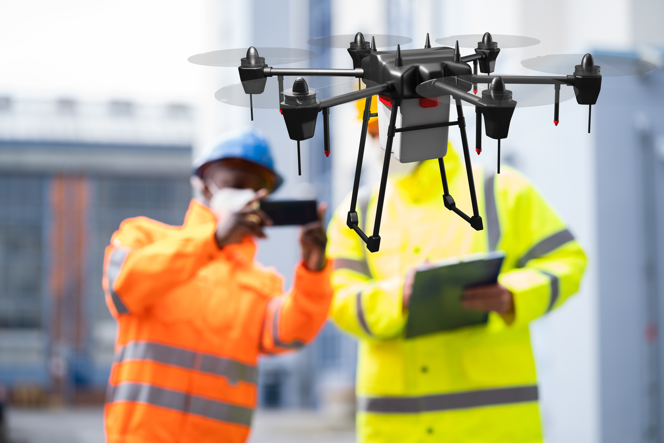 Industrial Unmanned Drone Survey, Monitoring And Discovery